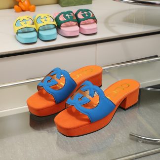 Gucci platform slippers
