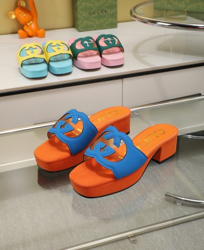 Gucci platform slippers