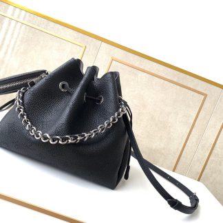 Louis Vuitton m57201 grey leather bag