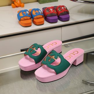 Gucci platform slippers