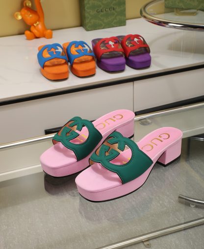 Gucci platform slippers