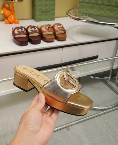 Gucci platform slippers - Image 2