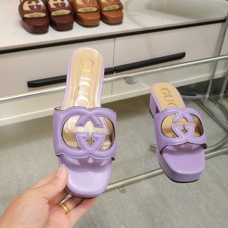 Gucci platform slippers