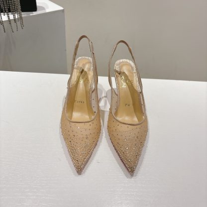 Christian Louboutin FOLLIES STRASS women's crystal high heels