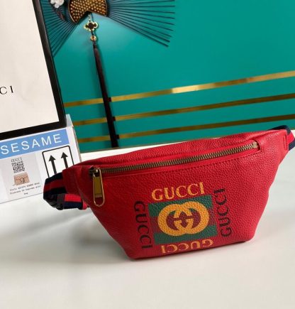 Gucci exquisite printed bag