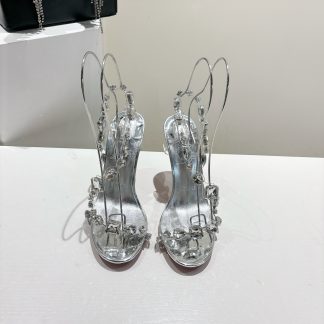 ChristianLouboutin JUST QUEEN crystal high heels