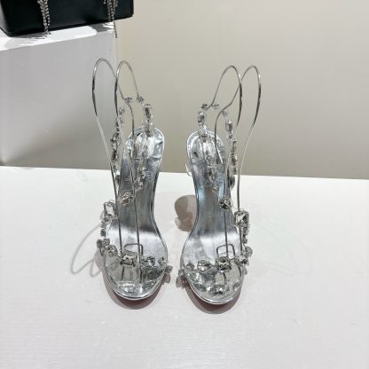 ChristianLouboutin JUST QUEEN crystal high heels