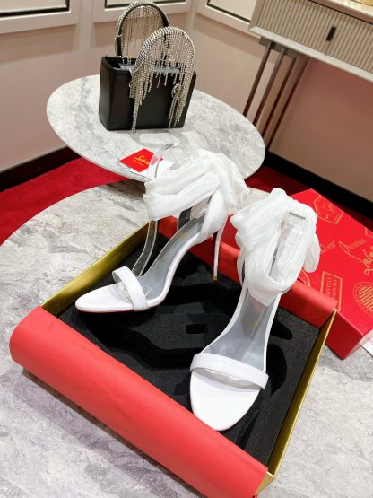 Christian Louboutin strappy high-heeled sandals