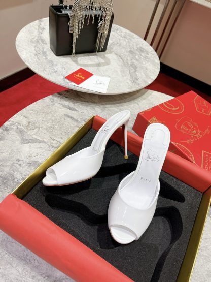Christian Louboutin exquisite peep-toe high heels