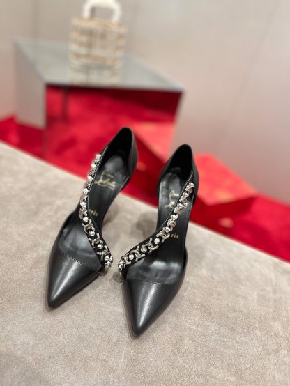 ChristianLouboutin chain fashion sandals high heels