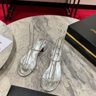 Christian Louboutin Chain Diamond Dream Crystal High Heels