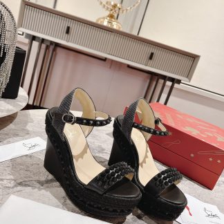 ChristianLouboutin wedge sandals