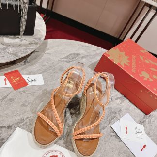 ChristianLouboutin wedge sandals