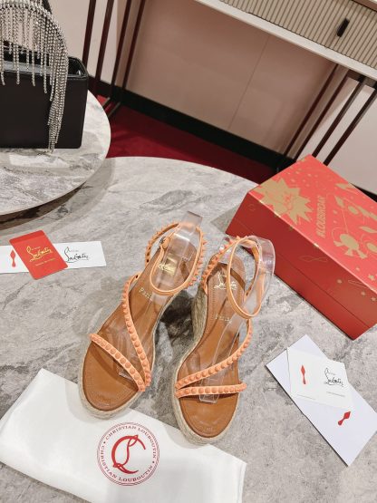 ChristianLouboutin wedge sandals