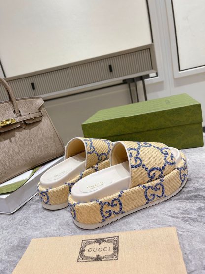 Gucci Women's GG Platform Slide Sandals - Image 2