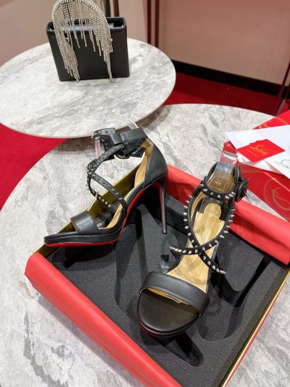 Christian Louboutin Elegant Studded High Heels