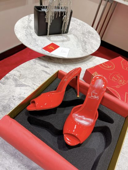 Christian Louboutin Elegant Peep-Toe High Heels