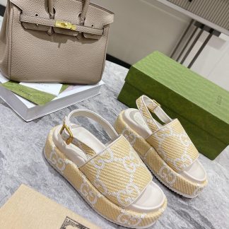 Gucci Women's GG Platform Slide Sandals