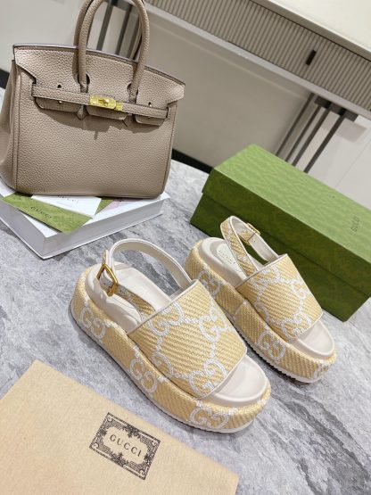 Gucci Women's GG Platform Slide Sandals