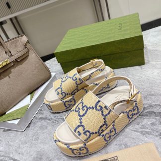 Gucci Women's GG Platform Slide Sandals