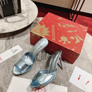 Christian Louboutin stylish peep-toe high heels