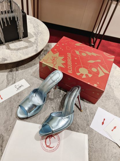 Christian Louboutin stylish peep-toe high heels