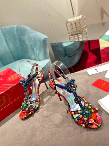 ChristianLouboutin stylish and exquisite spiked high heels - Image 2