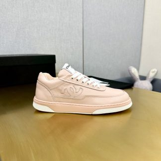 Chanel classic pink versatile casual sneakers