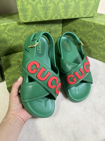Gucci cross-over slide sandals - Image 2