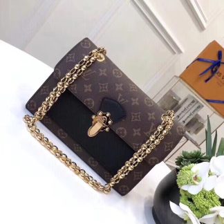 Louis Vuitton MM41730 black VICTOIRE handbag