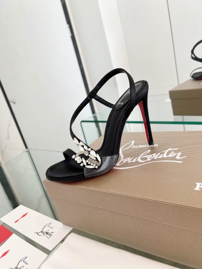 ChristianLouboutin diamond sandals high heels - Image 2