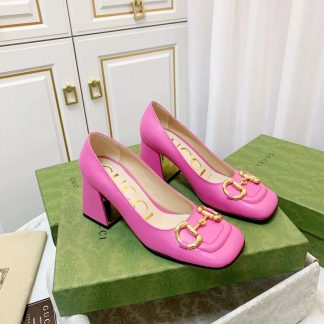Gucci's new horsebit buckle (same style for shoes and sandals)
