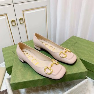 Gucci's new horsebit buckle (same style for shoes and sandals)