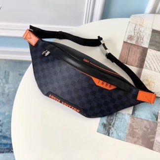 Louis Vuitton M40161 Blue Check New BUMBAG Waist
