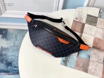 Louis Vuitton M40161 Blue Check New BUMBAG Waist