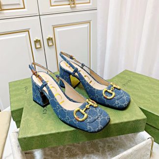 Gucci's new horsebit buckle (same style for shoes and sandals)
