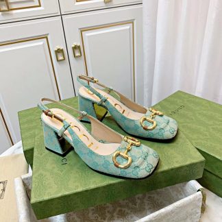 Gucci's new horsebit buckle (same style for shoes and sandals)