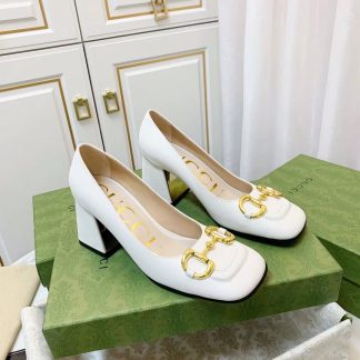 Gucci's new horsebit buckle (same style for shoes and sandals)