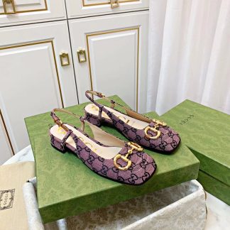 Gucci's new horsebit buckle (same style for shoes and sandals)