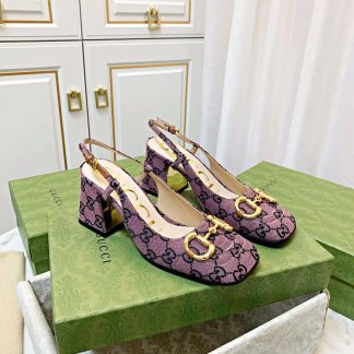 Gucci's new horsebit buckle (same style for shoes and sandals)