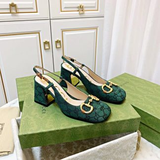Gucci's new horsebit buckle (same style for shoes and sandals)
