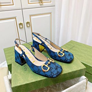 Gucci's new horsebit buckle (same style for shoes and sandals)