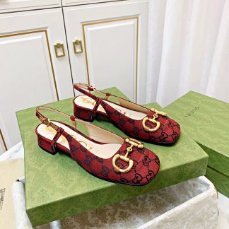Gucci's new horsebit buckle (same style for shoes and sandals)