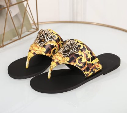 VERSACE thong sandals