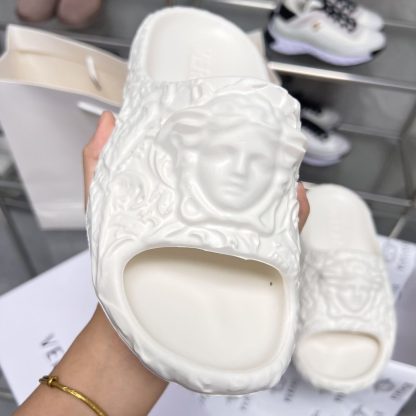 VERSACE classic white sandals - Image 2