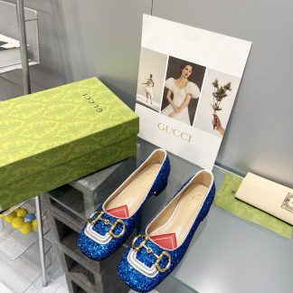 Gucci's new horsebit chunky heel shoes for early spring
