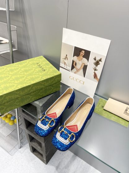 Gucci's new horsebit chunky heel shoes for early spring
