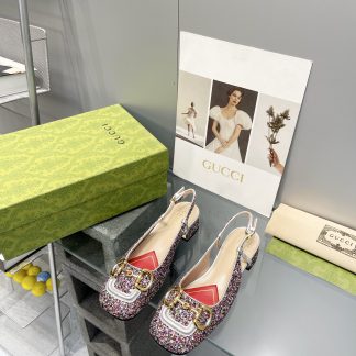 Gucci's new horsebit chunky heel shoes for early spring