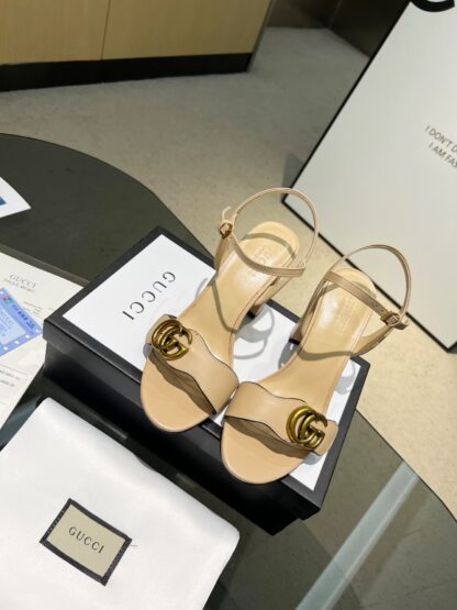 Gucci's new horsebit chunky heel shoes for early spring