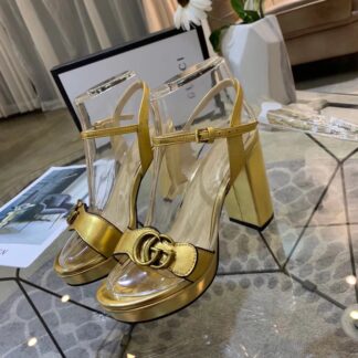 Gucci's new horsebit chunky heel shoes for early spring